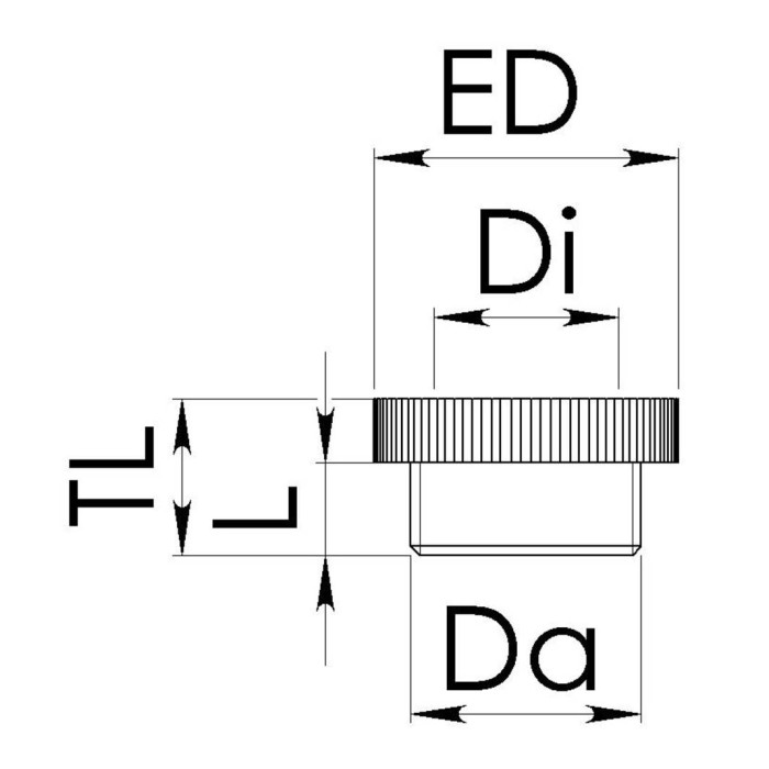 Перехідник редукційний MRP 48 - 36 з PG48 до PG36