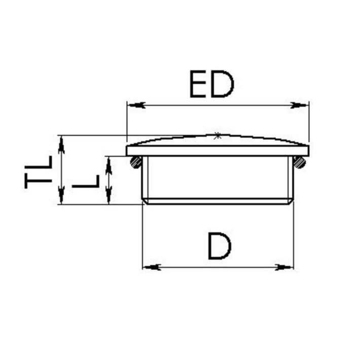 Пластиковий стопорний гвинт з ущільнувальним кільцем EVSG-ORD 16 RAL 7035 розмір M16x1,5