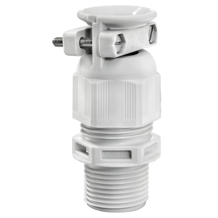 Кабельний ввід з поліаміду ESKVZ-L з захистом від натяжіння подовжений M16x1,5 RAL 7035