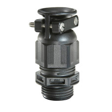 Кабельний ввід з поліаміду ESKVZ з захистом від натяжіння M12x1,5 RAL 9005