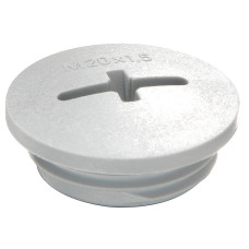 Пластиковий стопорний гвинт EVSG 16 RAL 7035 розмір M16x1,5